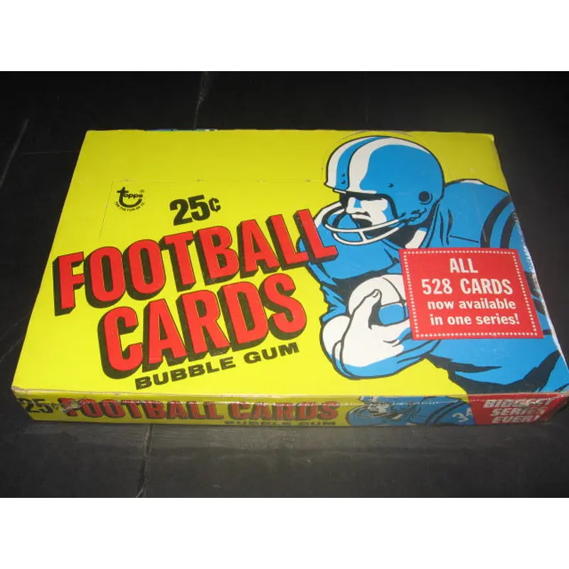 1974 Topps Football Unopened Cello Box