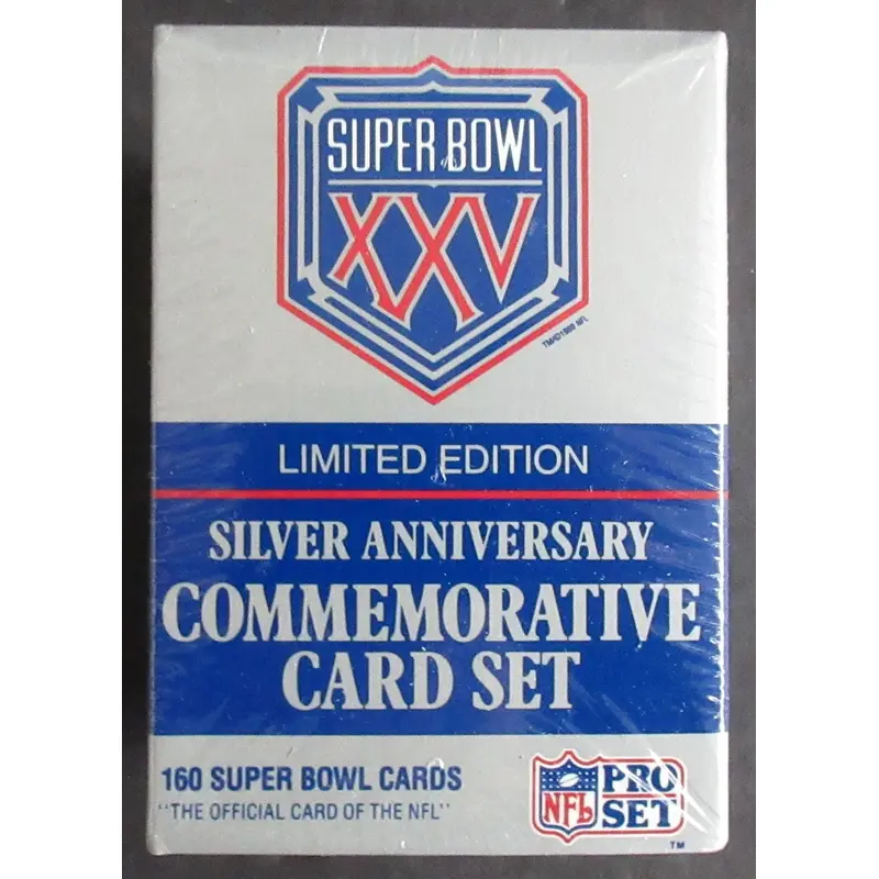 1990 Pro Set Football Super Bowl XXV Factory Set (160)