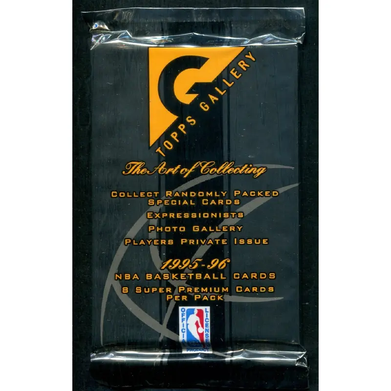 1995/96 Topps Gallery Basketball Unopened Pack (Hobby) (8)