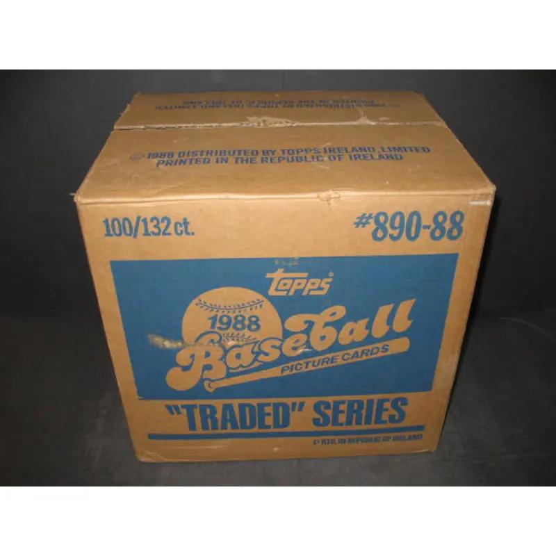 1988 Topps Baseball Traded Factory Set Case (100 Sets)