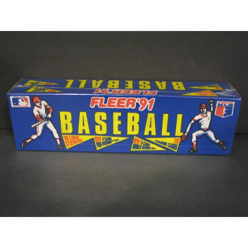 1991 Fleer Baseball Factory Set (Hobby) (Blue)