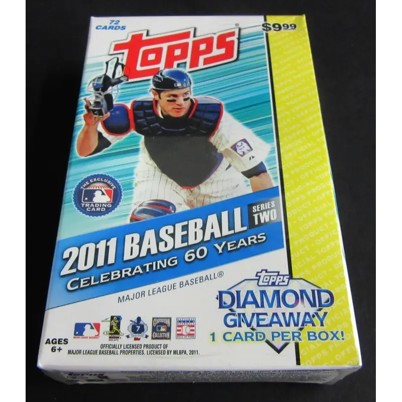 2011 Topps Baseball Series 2 Hanger Box (72 Cards)