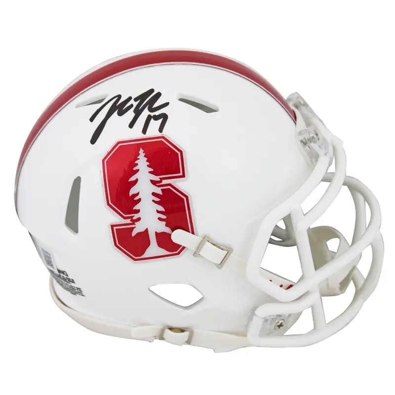 Stanford John Lynch Authentic Signed Speed Mini Helmet Autographed BAS Witnessed