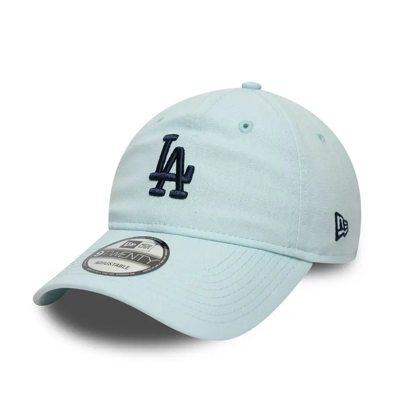 LA Dodgers MLB Linen Pastel Blue 9TWENTY Adjustable Cap