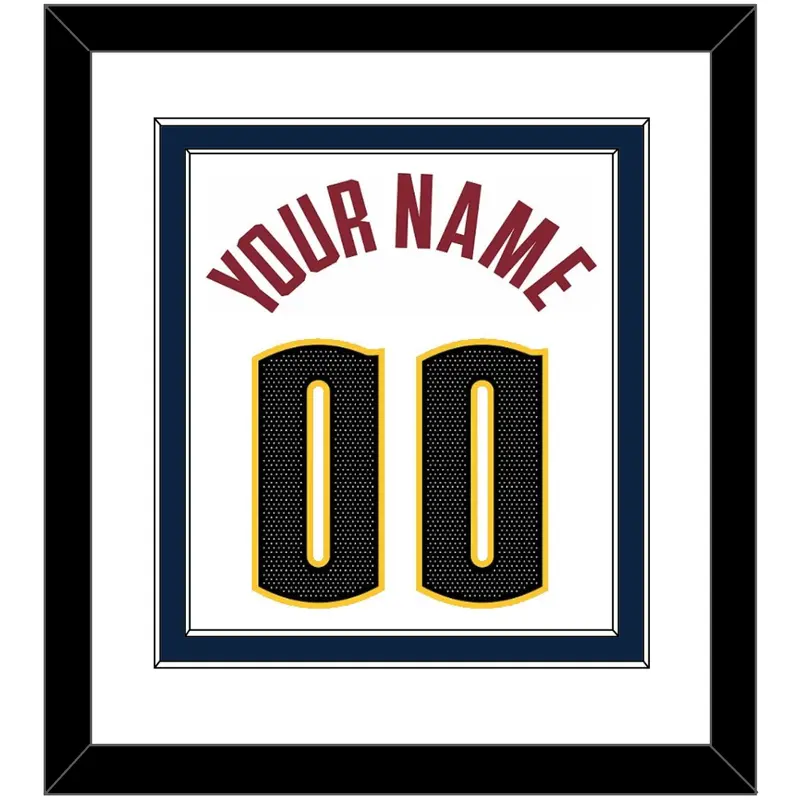 Denver Name & Number - White Association - Double Mat 1