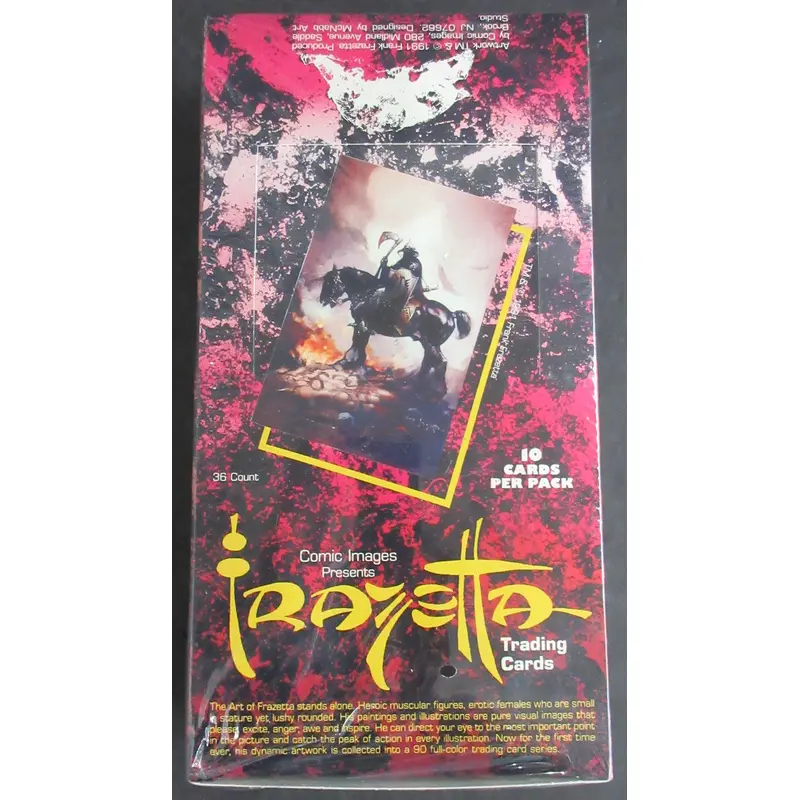 1991 Comic Images Frazetta Trading Cards Box (36/10)