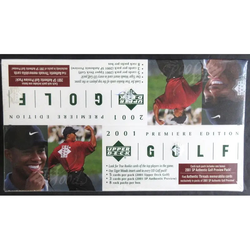 2001 Upper Deck Golf Rack Box