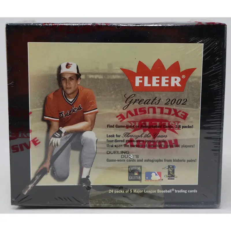 2002 Fleer Greats of the Game Baseball Box (Hobby)