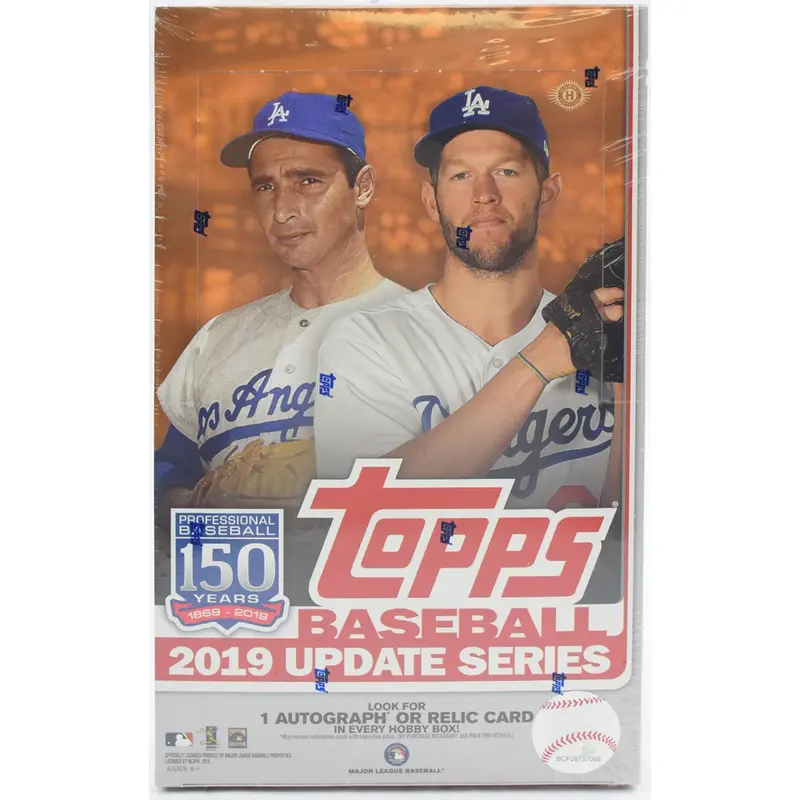 2019 Topps Update Baseball Hobby Box