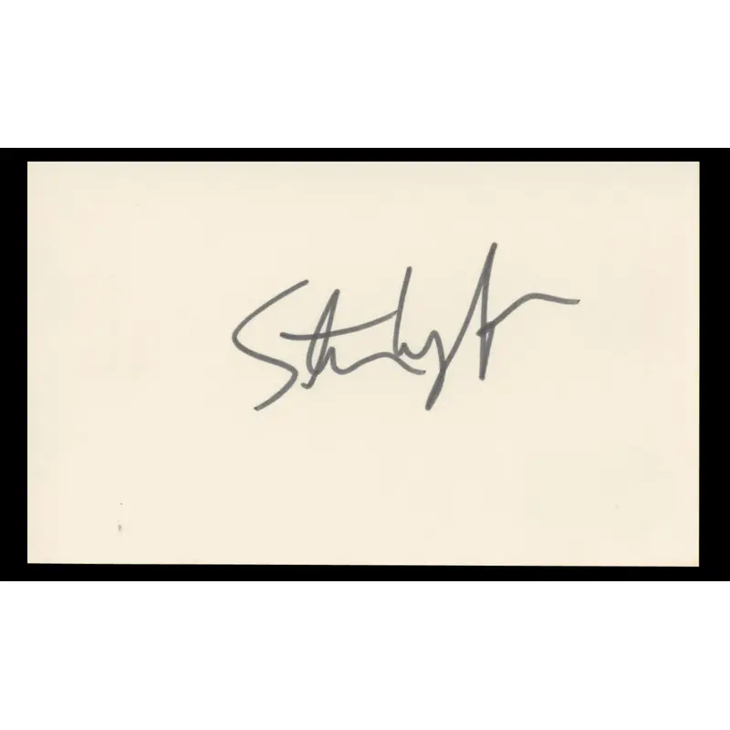 Steven Wright Louie Authentic Signed 3x5 Index Card Autographed BAS #BT01228