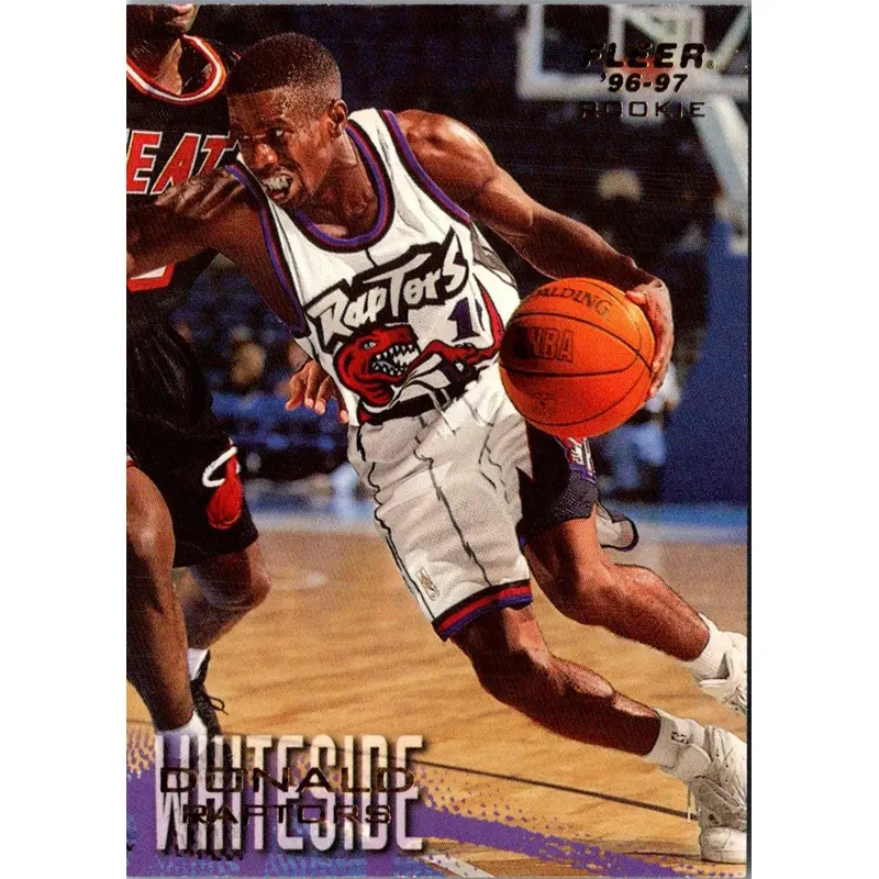1996 Fleer Donald Whiteside #256 Rookie