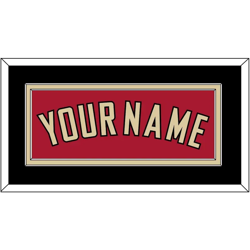 Arizona Name - Alternate Red (2020-2023) - Double Mat 3