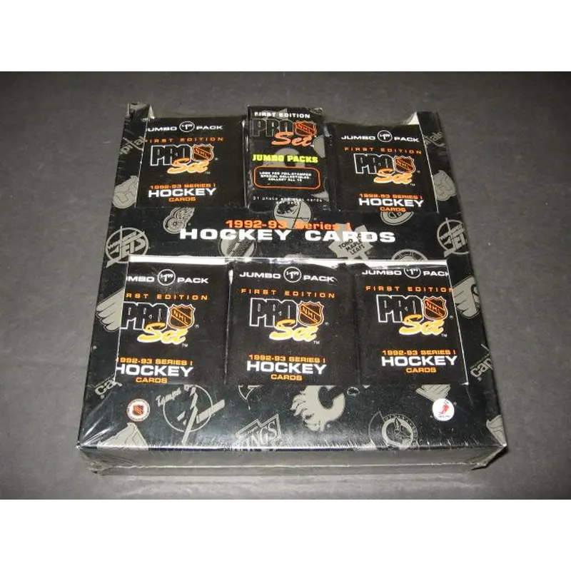 1992/93 Pro Set Hockey Series 1 Jumbo Box