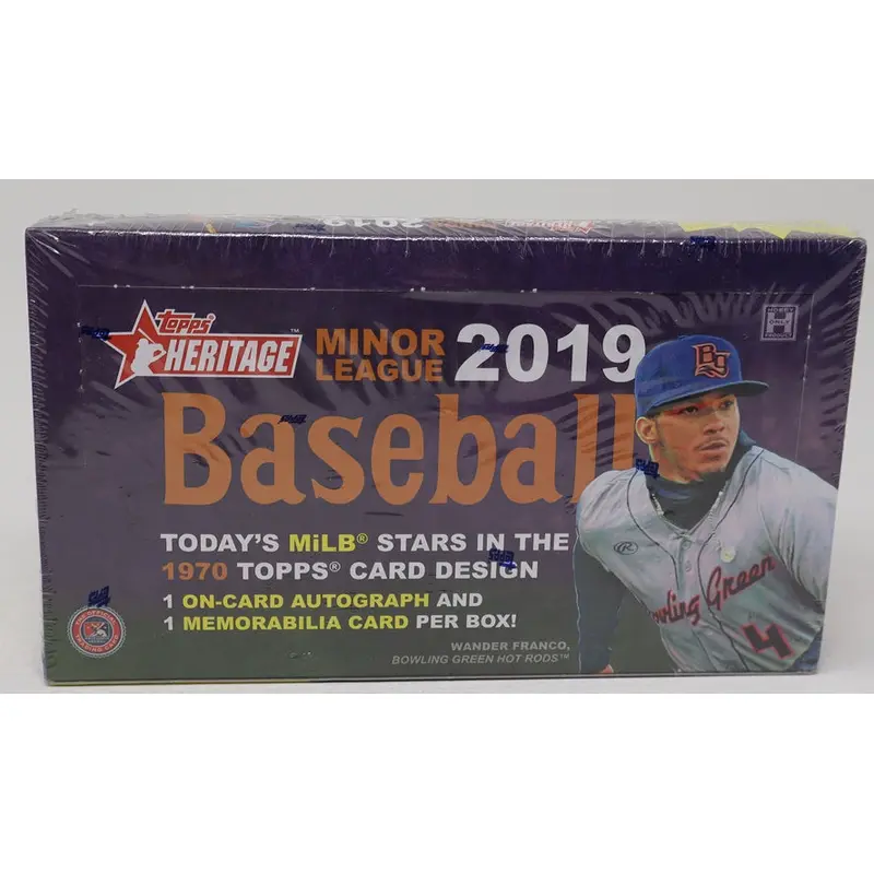 2019 Topps Heritage Minor League Baseball Box (Hobby) (18/8)