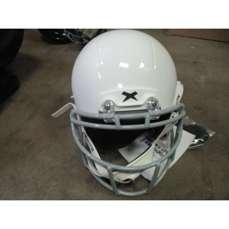 New Xenith X2E+ Varsity White Helmet & Grey XRS-21X Facemask/Standard Fit Small