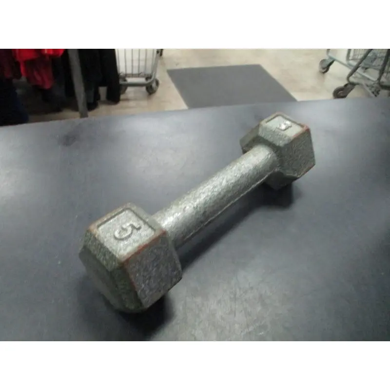 Used 5 Lb Cast Iron Dumbbell