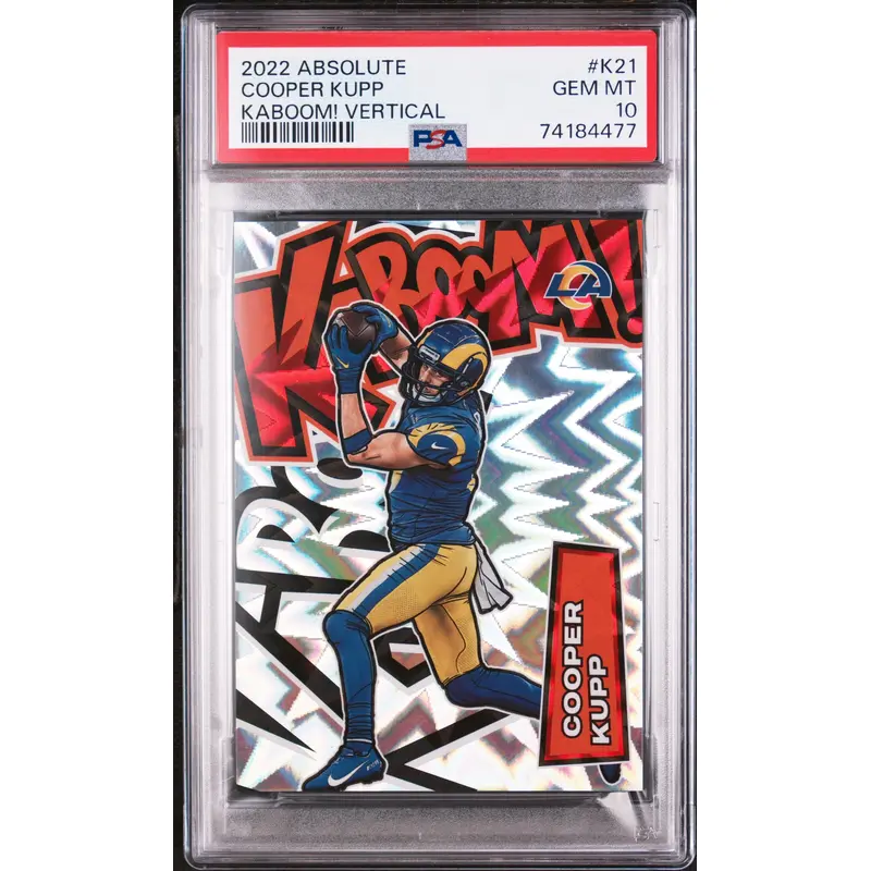 Cooper Kupp 2022 Panini Absolute Kaboom #K21 PSA 10 Gem Mint