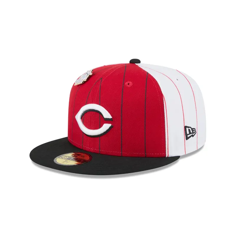 New Era 5950 Reds Pinstripe
