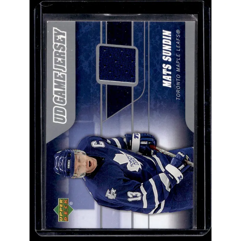 2006-07 Upper Deck - UD Game Jersey - Mats Sundin #J2-SU
