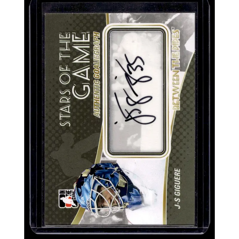 2010-11 In the Game Between the Pipes - GoalieGraphs - J.S. Giguere #A-JSG