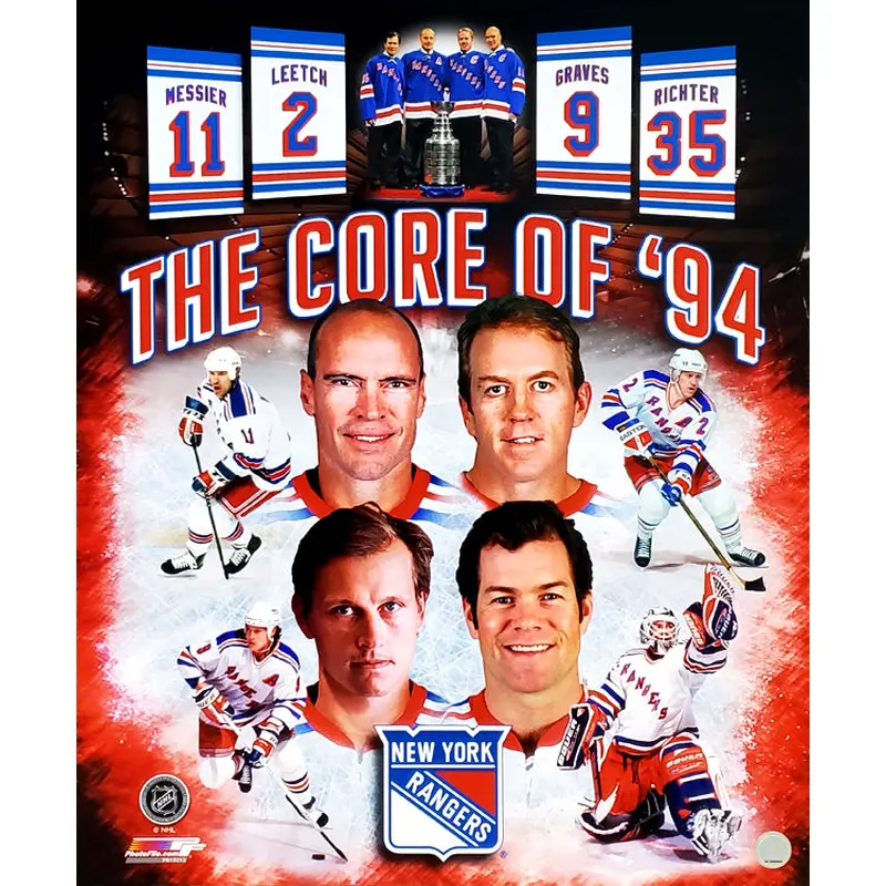 New York Rangers "The Core of 1994" Premium Poster Print - Photofile Inc.