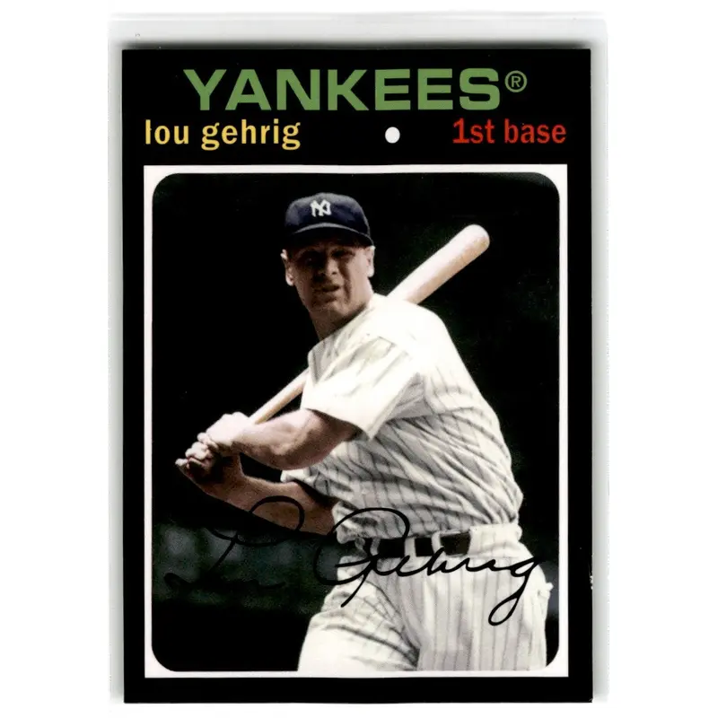 2012 Topps Archives Lou Gehrig #89