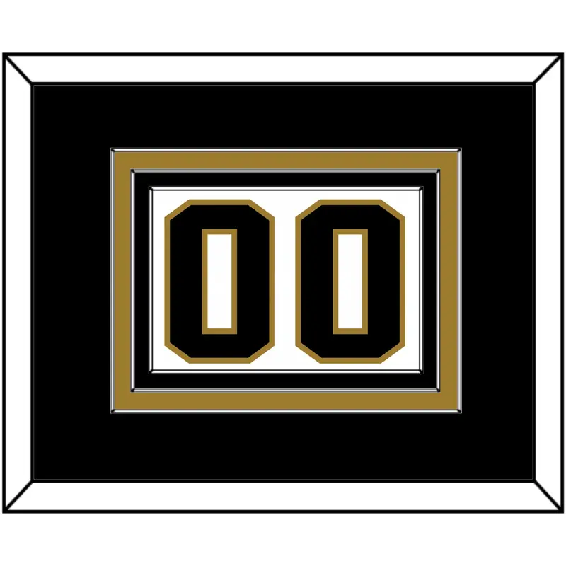 Wake Forest Basketball Number - Home White (2006-2009) - Triple Mat 2