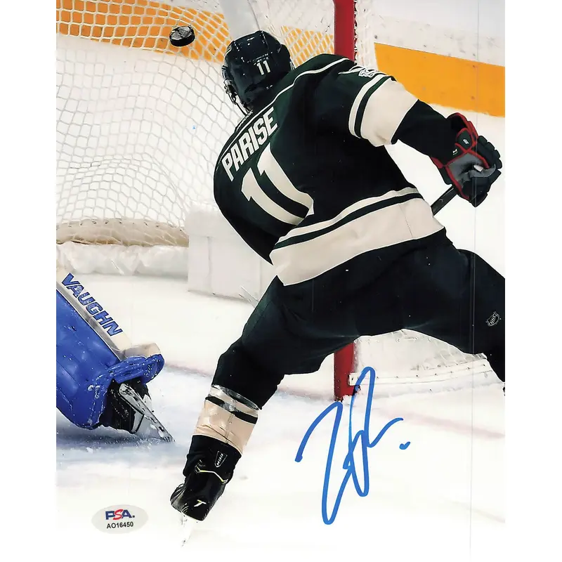 Zach Parise signed 8x10 photo PSA/DNA Minnesota Wild Autographed