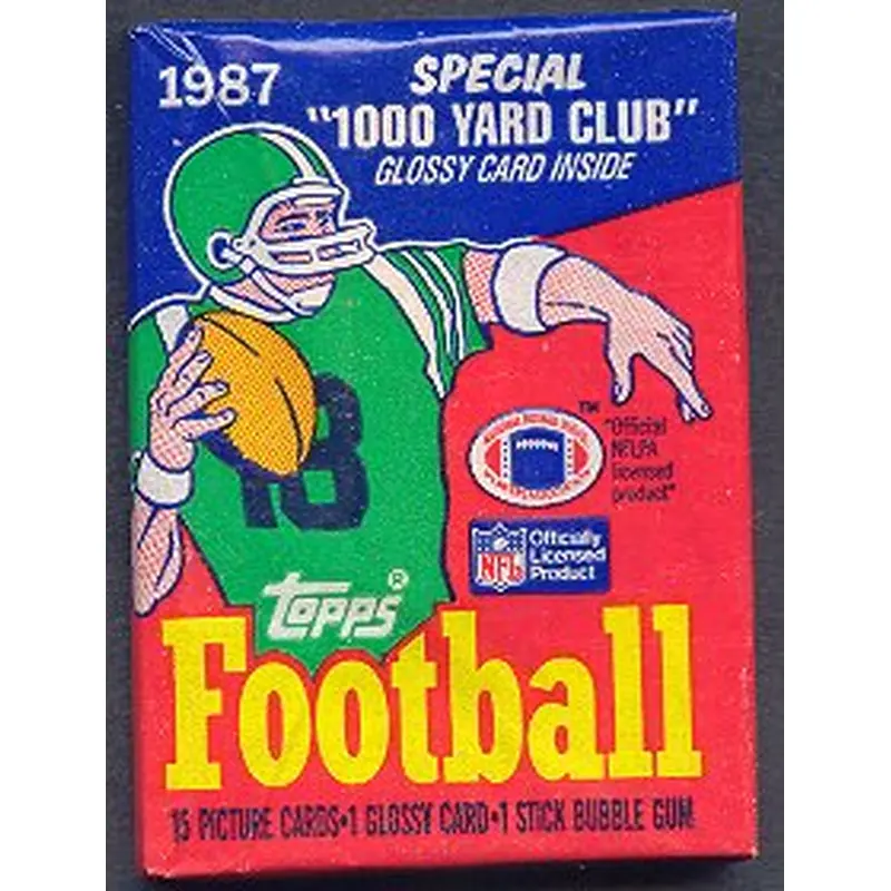1987 Topps Football Unopened Wax Pack