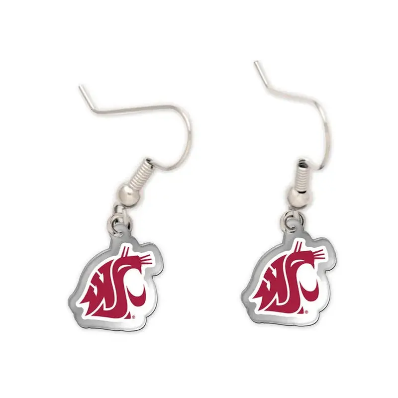 Wincraft Washington State Cougars Acrylic loop earrings