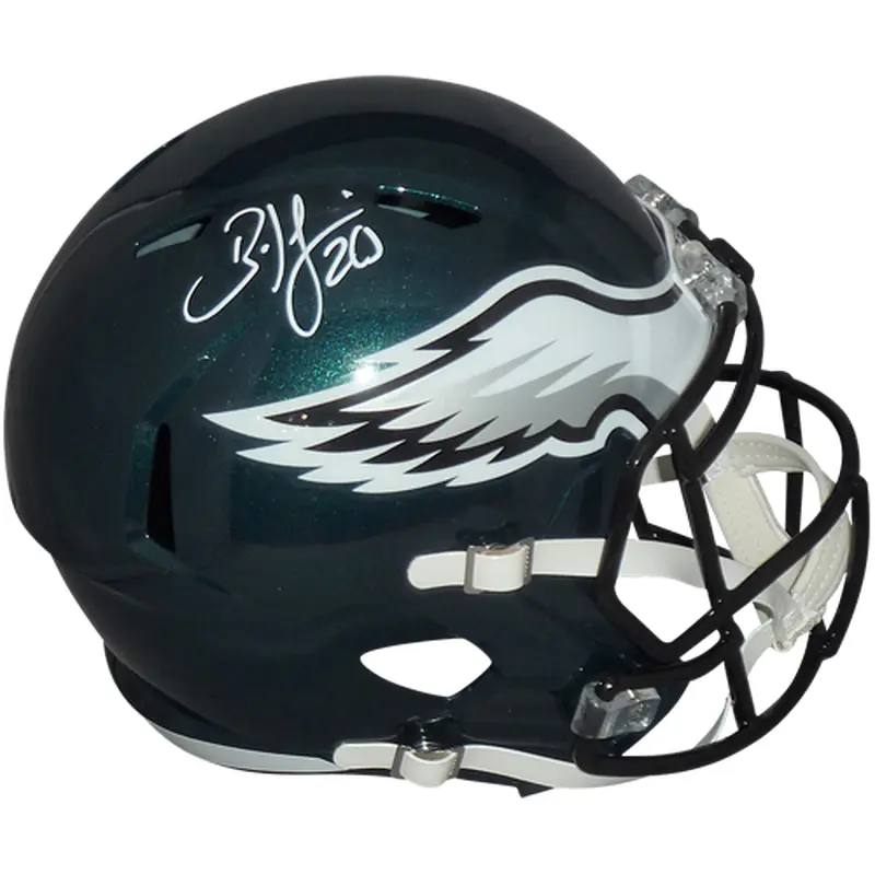 Brian Dawkins Autographed Philadelphia Eagles Deluxe Full-Size Replica Helmet - JSA