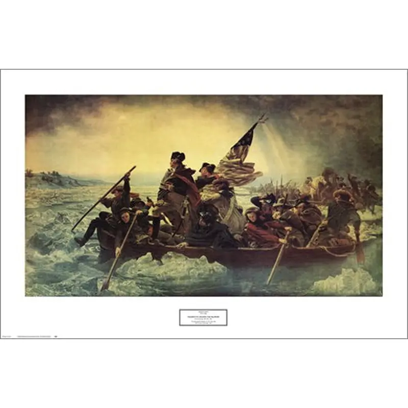 Washington Crossing the Delaware by Emanuel Leutze (1816-1868) Poster Print - NYGS