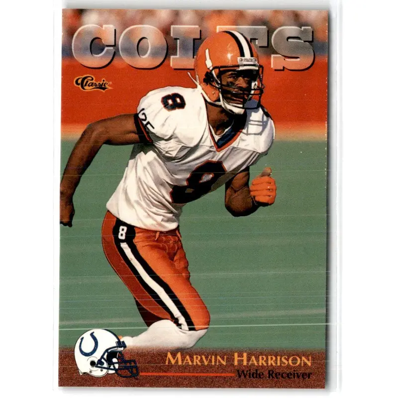 1996 Classic NFL Rookies Die Cuts Marvin Harrison #19