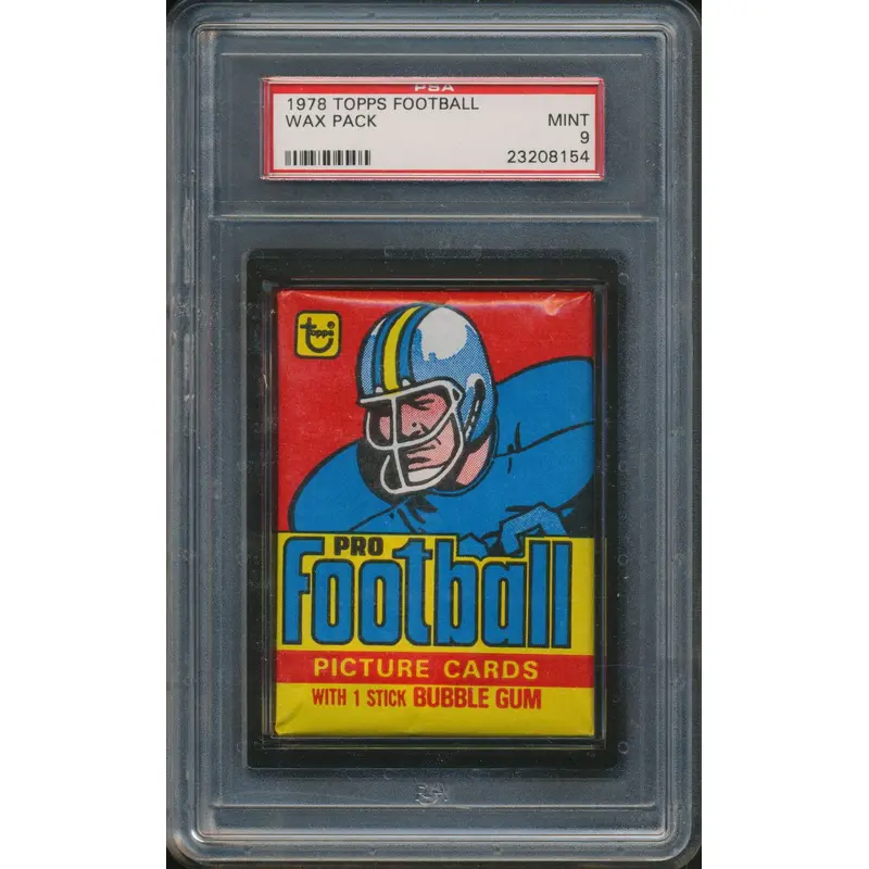1978 Topps Football Unopened Wax Pack PSA 9