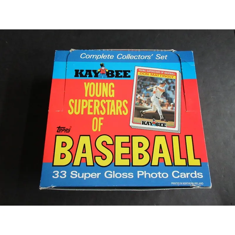 1986 Topps Kay-Bee Toys Young Superstars of Baseball Factory Set Box (24/33)
