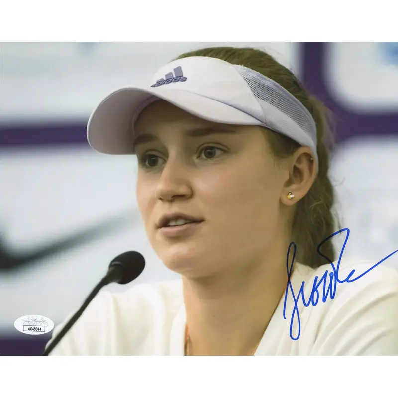 Elena Rybakina Tennis Authentic Signed 8x10 Photo Autographed JSA #AX48044