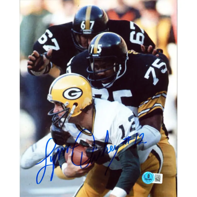 Packers Lynn Dickey Authentic Signed 8x10 Vertical Photo BAS #BQ96482