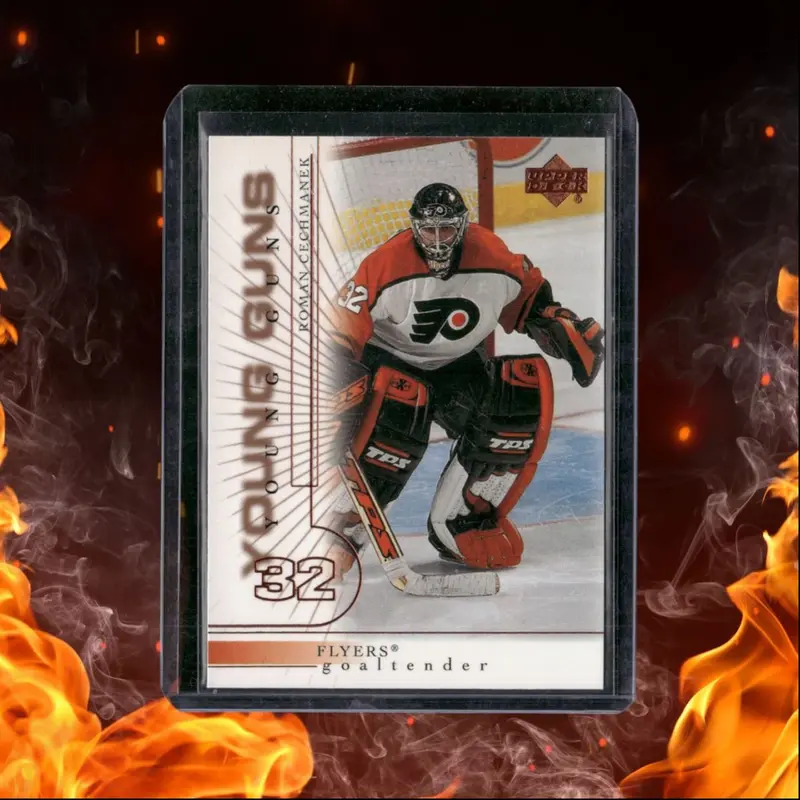 2000-01 Upper Deck Roman Cechmanek Young Guns Rookie #435