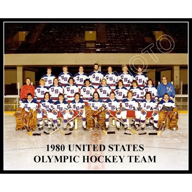 1980 USA Olympic Hockey Team 8X10 Photo - Miracle On Ice Lake Placid New York - 3075
