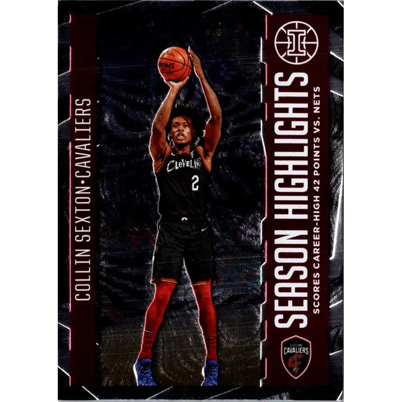 2020 Panini Illusions Season Highlights Collin Sexton #6