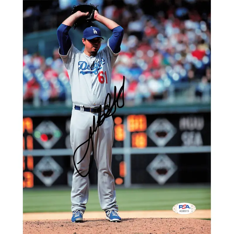 Josh Beckett signed 8x10 photo PSA/DNA Los Angeles Dodgers Autographed