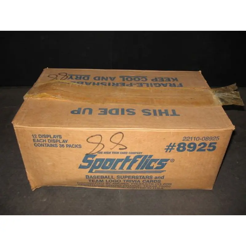 1988 Sportflics Baseball Case (12 Box) (Authenticate)