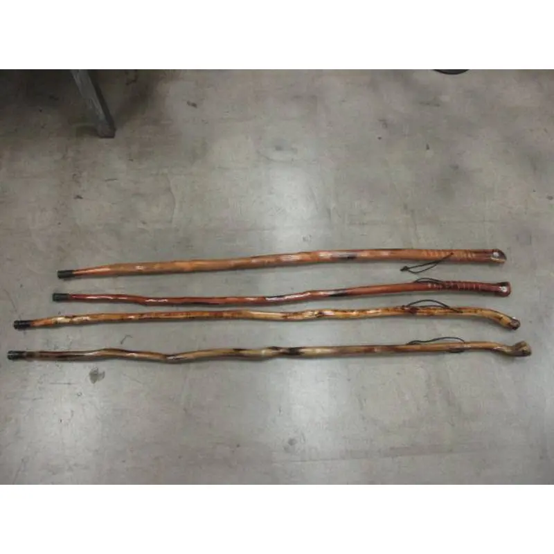 New Handmade Unique Wooden Walking Stick w/ Compass Handle