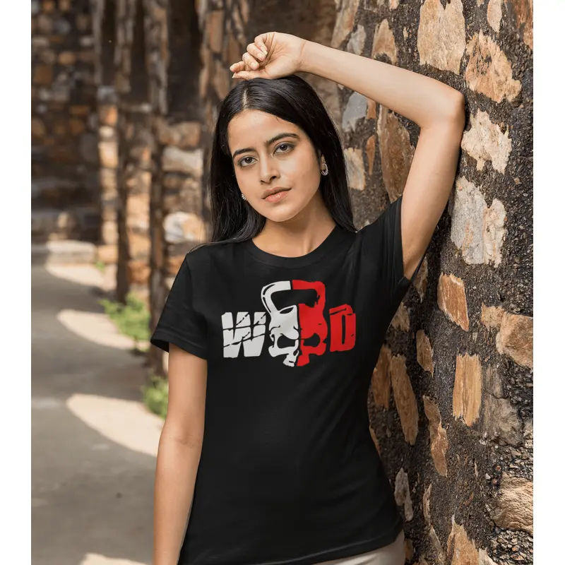 Women's WOD T-Shirt (Black) Wod Armour | Kibi Sports