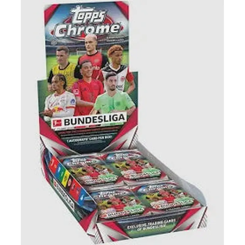 2024-25 Topps Chrome Bundesliga Soccer Hobby Box
