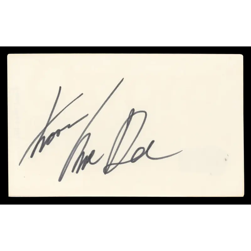 Kool Moe Dee Rapper Authentic Signed 3x5 Index Card Autographed BAS #BN06468