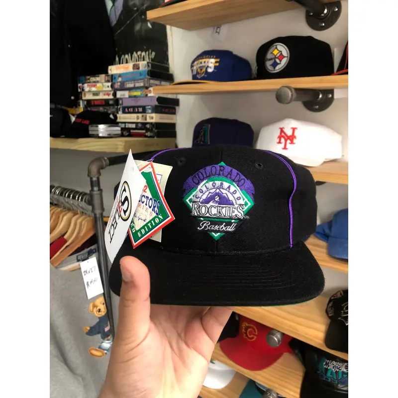 Deadstock Vintage The Game Colorado Rockies Wool Snapback