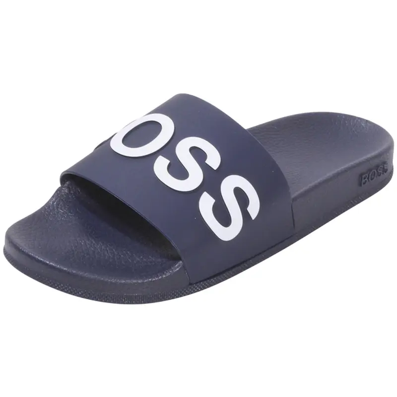 HUGO BOSS MENS BAY SLID RBLG DARK BLUE 50425152405