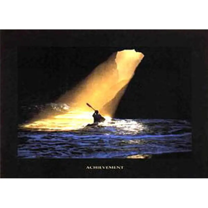 Kayaking "Achievement" Motivational Poster - Verkerke 1998