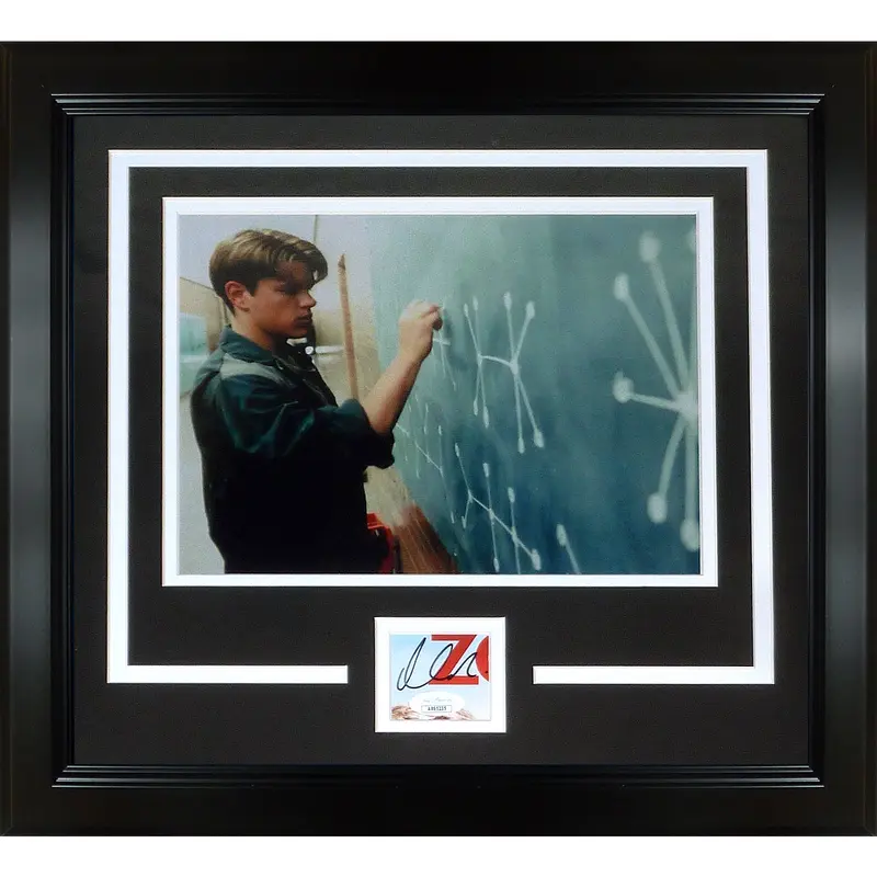 Matt Damon Autographed Good Will Hunting "Signature Series" Frame - JSA